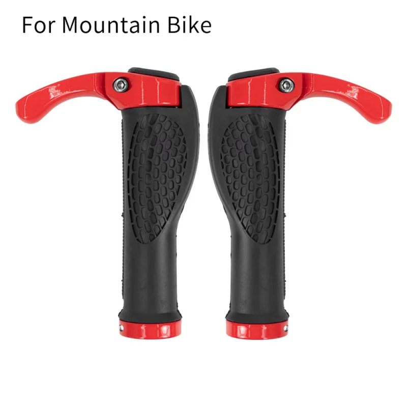 

Anti-Slip Ergonomic Bicycle Grips With Bullhorn Bar Ends For Mountain Bike Locking