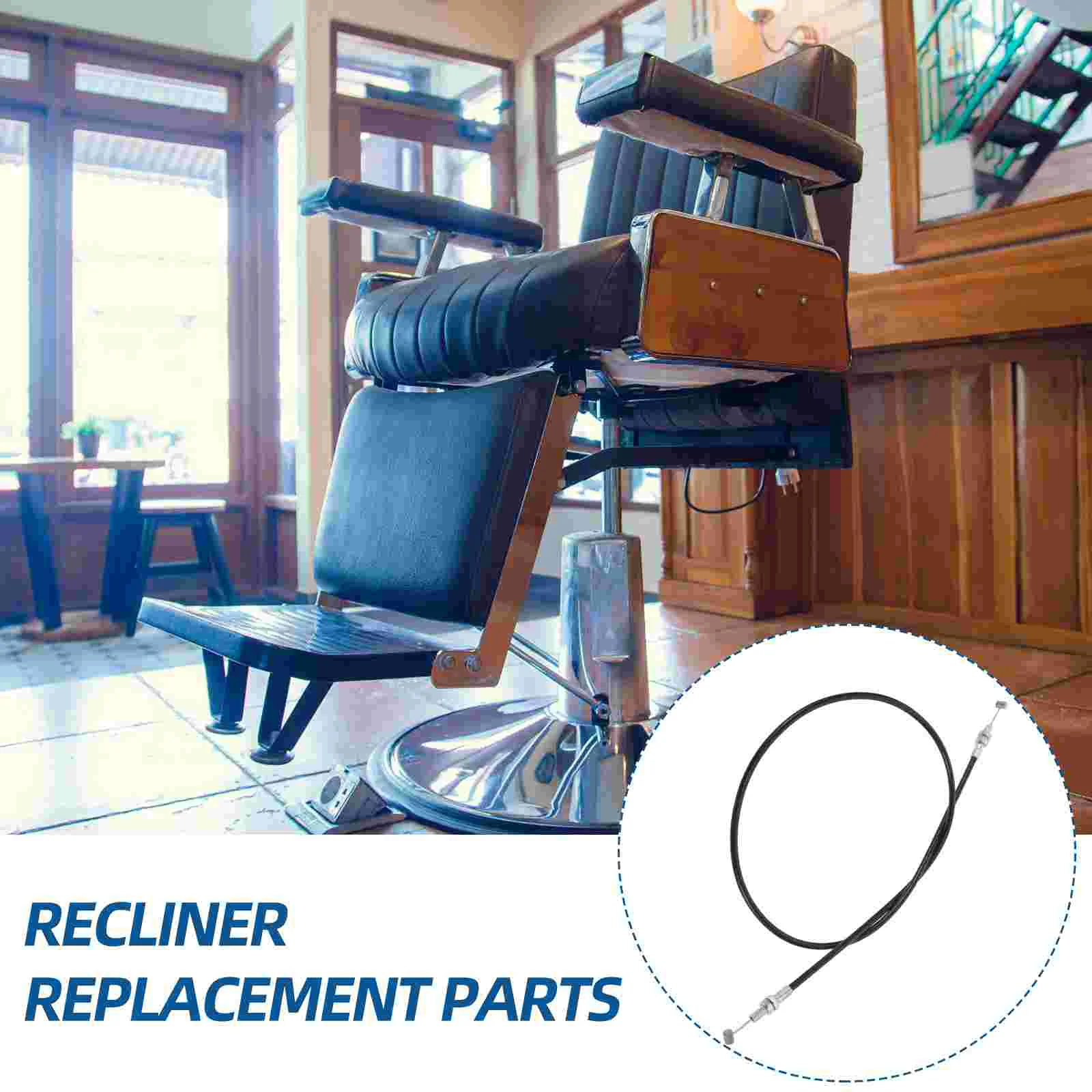 Recline Chair Cable Recliner Lever Replacement Portable Massage Parts Barber Pull Handle Furniture Steel Wire Extender Chairs