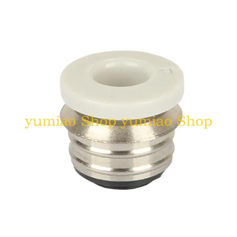 587B 1PC Pneumatic Connector 2x4 PTFE Tube Quick Plug J-Head Fitting Straight Push