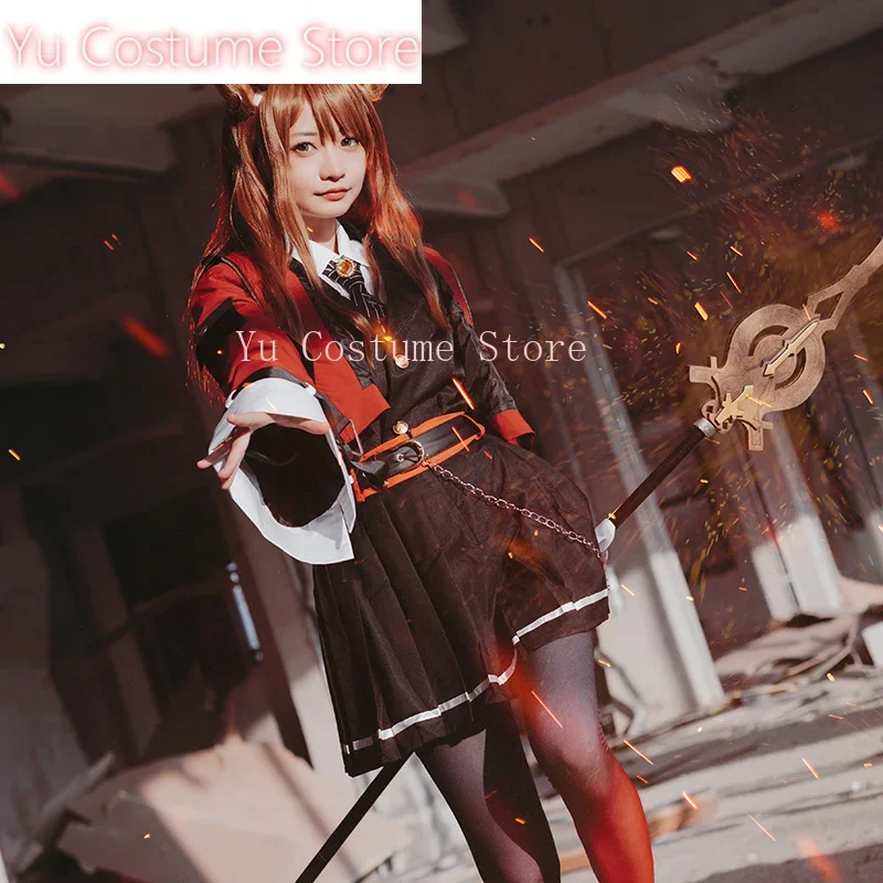 

Yu Arknights Skyfire Cosplay Costume Cos Game Anime Party Uniform Hallowen Play Role Clothes Clothing New Full Set Disguise