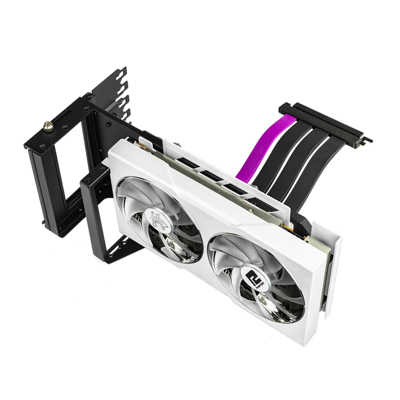 Imagem -04 - Refrigerador Mestre Placa Gráfica Suporte de Direção Pci-e 3.0 Pci-e 4.0 X16 Universal Suporte Vertical Gpu Cabo de Extensão 300 mm