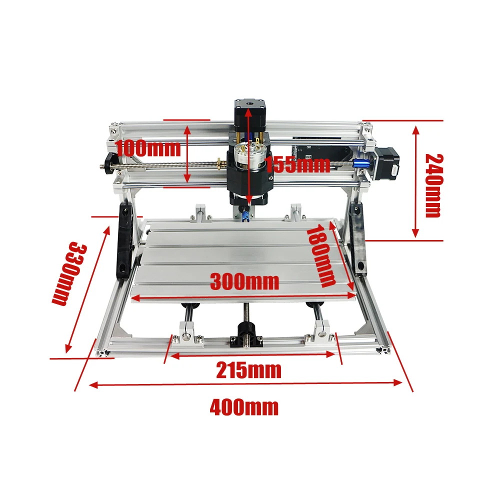 

Disassembled CNC 3018 PRO Desktop Engraving Machine DIY Mini CNC Router Pcb Milling Machine with GRBL Control Optional Laser