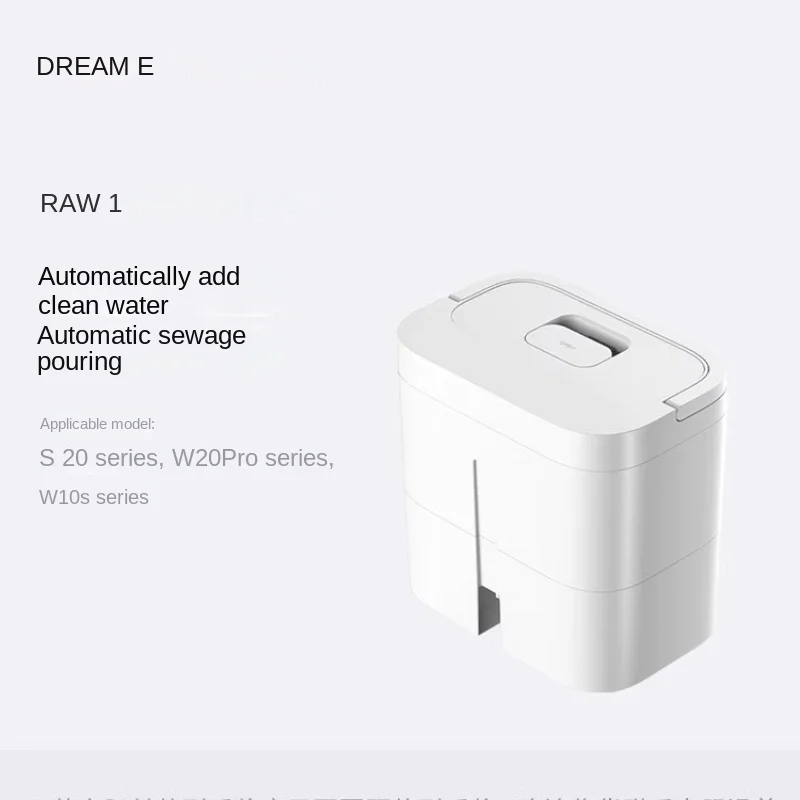 Dreame Automatic Water Supply and Drainage Module RAW1 is Suitable for W10S Series and S20 Series Robotic Vacuum Cleaners