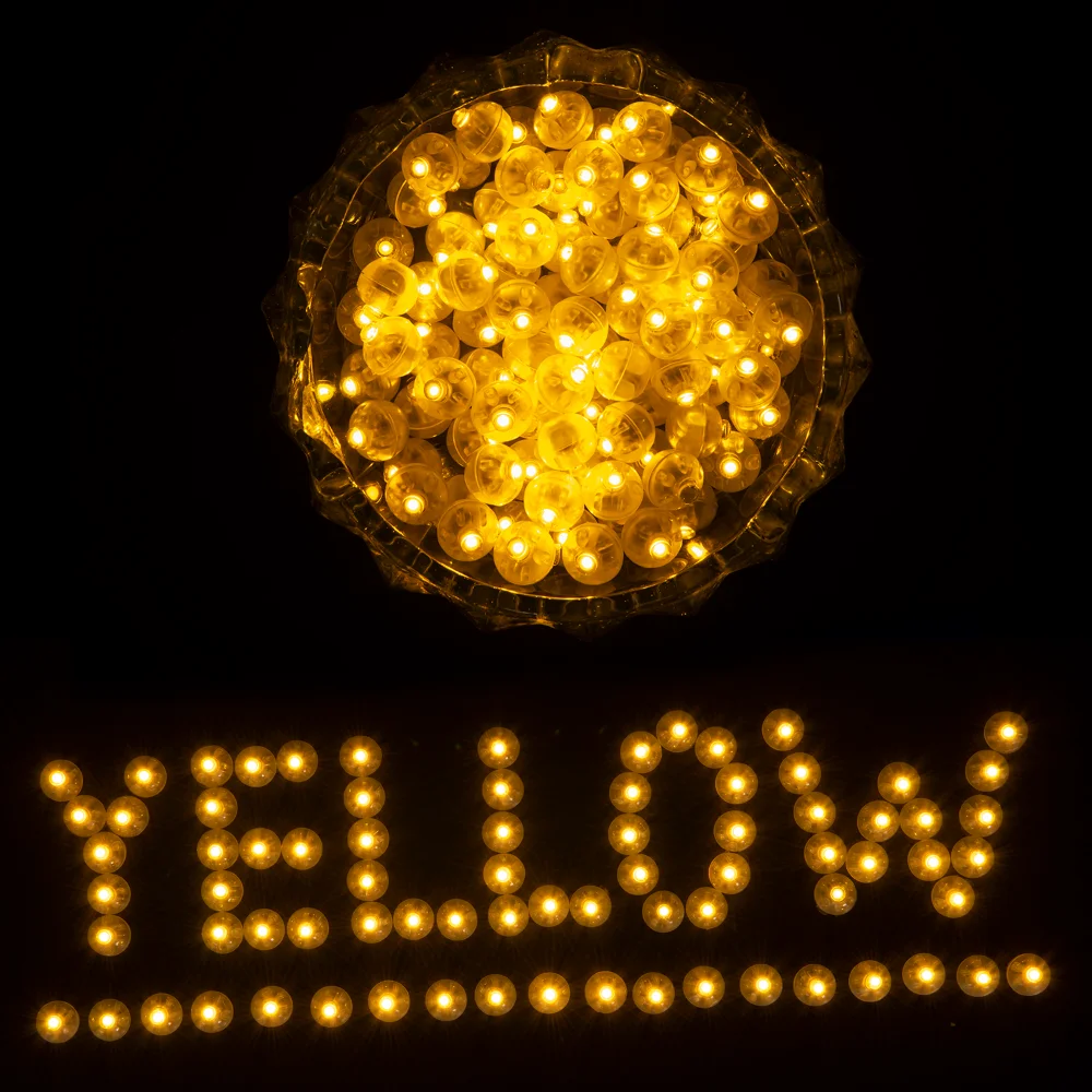 SustVita Weatherproof LED Ball Lights 100Pcs / Lot Mini Round