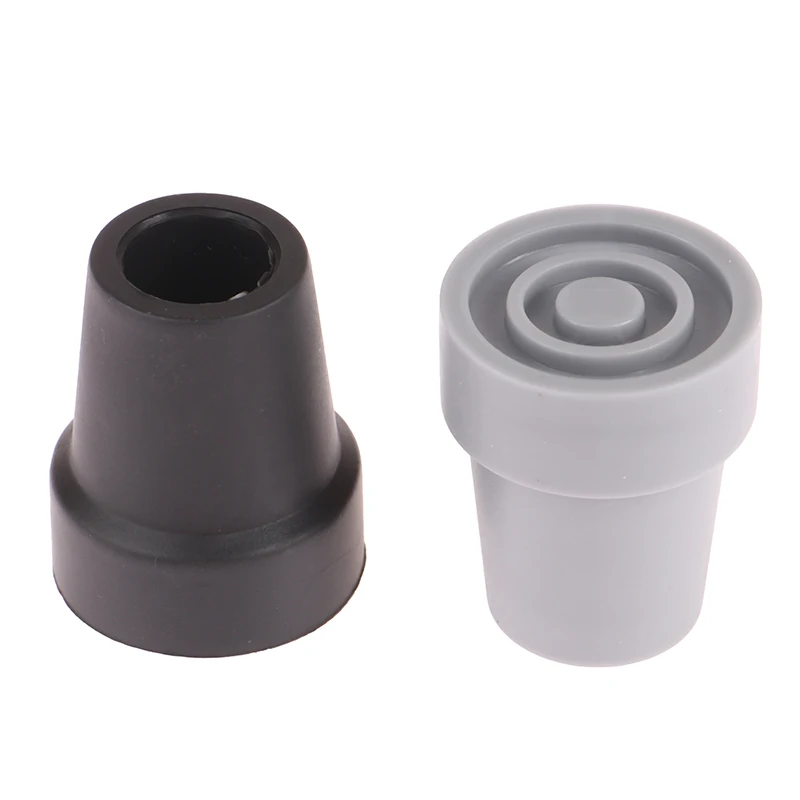 19mm Antiskid Rubber Crutch Tip Pad Durable Rubber Anti-Slid Heavy Duty Canes Replacement For Walking Stick Crutch