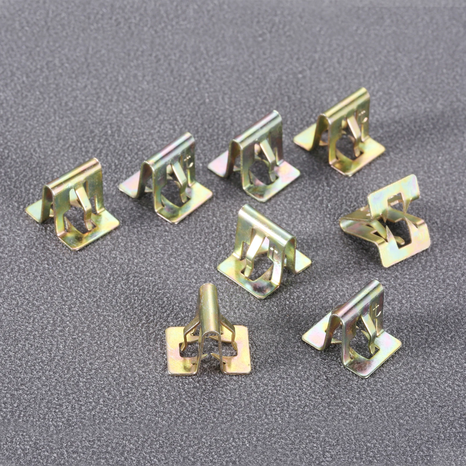 20 Pcs Metal Rivets Universal Car Dashboard CD Panel Snaps Clips Retainer 4 Sizes Universal CD Panel Snaps Clips Radios Buckle