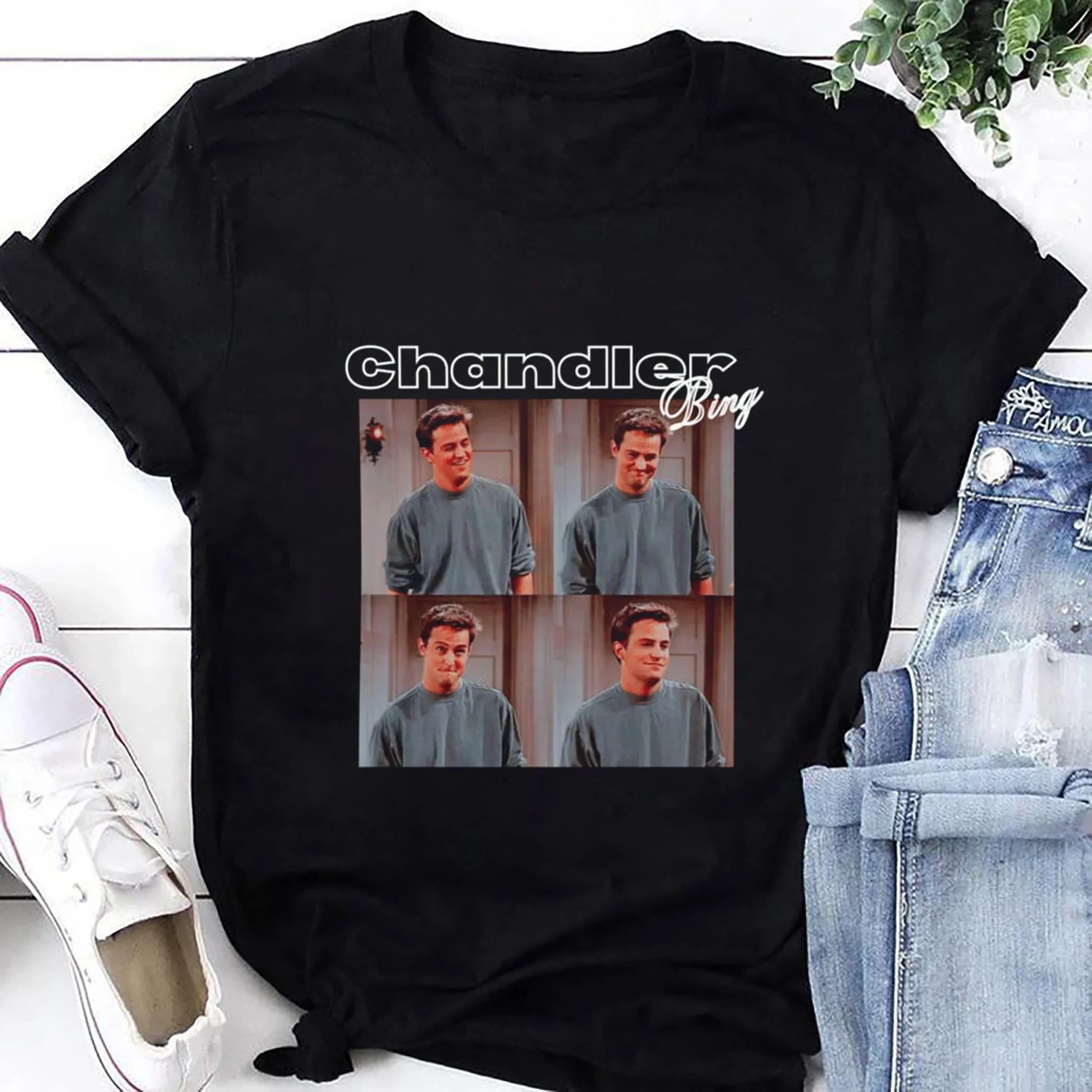 Chandler Bing Friends TV Show T-shirt Chandler Bing Matthew