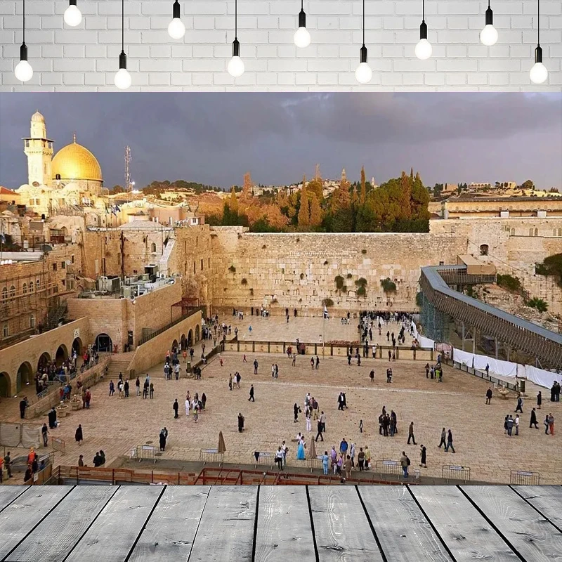 القدس سيتي سكيب التصوير خلفية الجدار الغربي ديفيد خلفية للعام اليهودي الجديد حفلة المنزل خلفية جدار راية ديكور