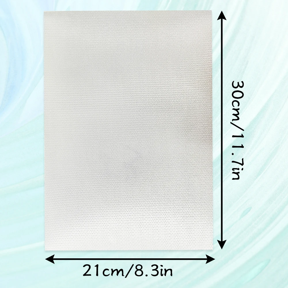 5 Pieces/Pack Elastic Sublimation Transfer Paper, A4 Size Cotton Polyester Short Staple OBM Sublimation Transfer