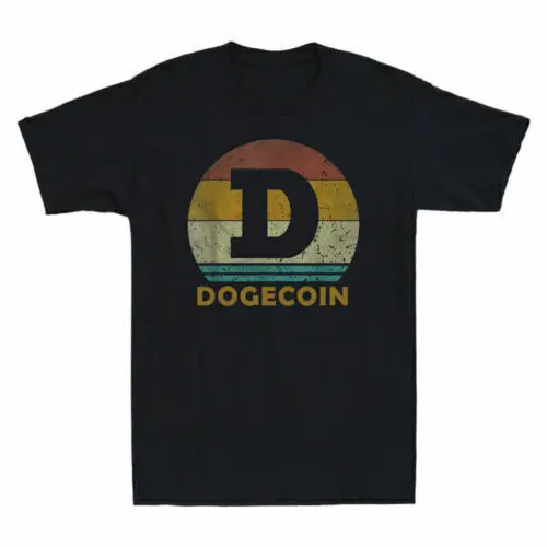 

Vintage Dogecoin Miner DogeCoin Shirt T shirt Dog to the moon Short Sleeve Tee