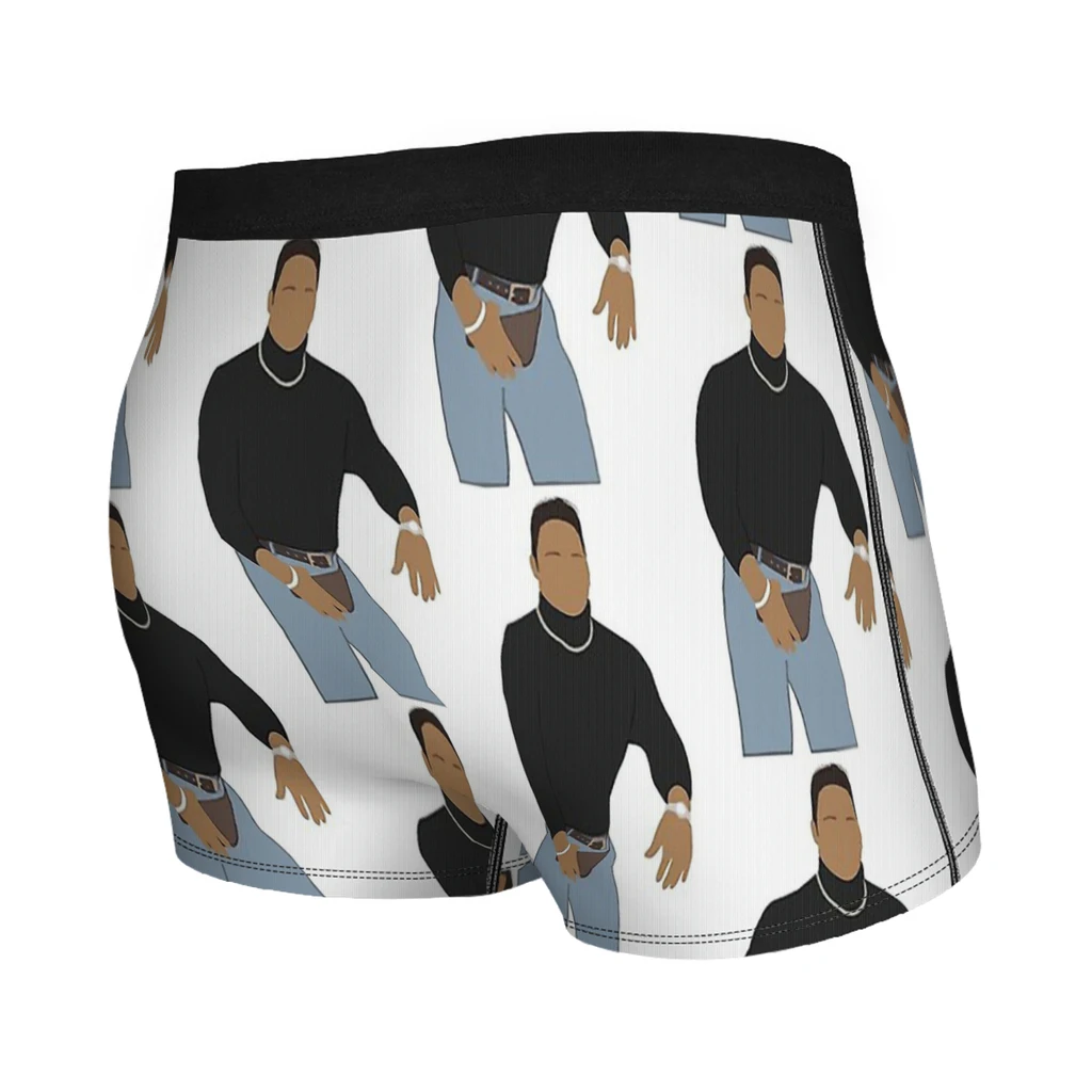 The Rock Dwayne The Shrok Johnson Underpants Breathbale Panties Men's Underwear Print Shorts Boxer Briefs