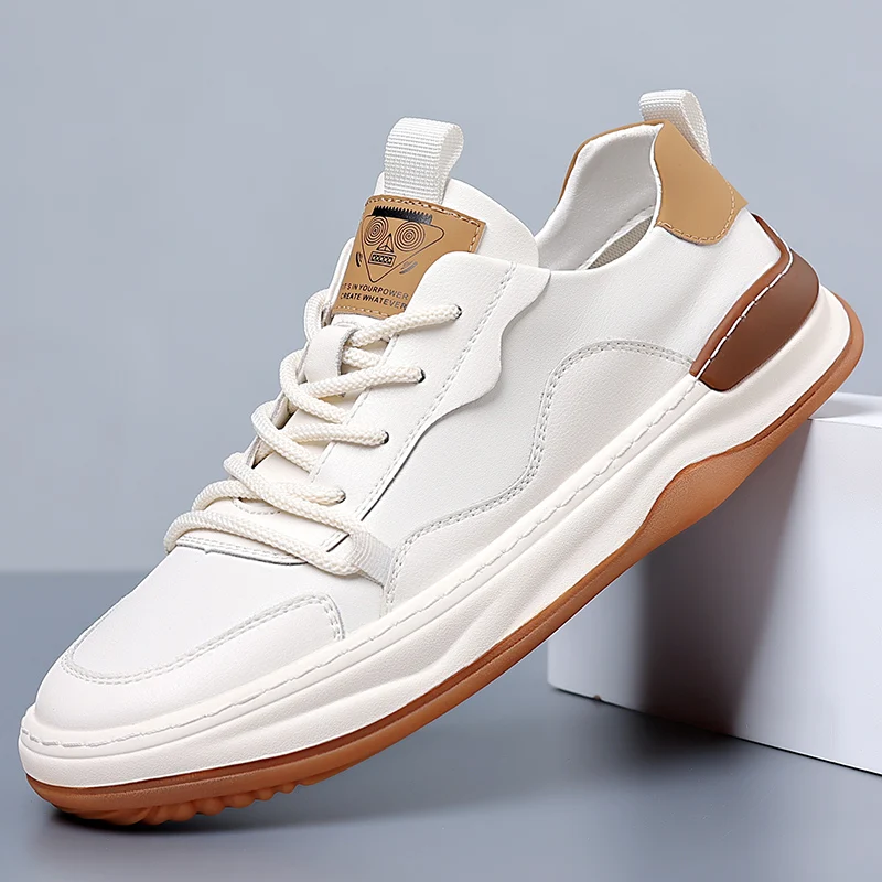أحذية رياضية كاجوال من الجلد أحذية عصرية أحذية رياضية للرجال أحذية رجالي غير رسمية أحذية جديدة من جلد البقر الأصلي من جلد الغزال