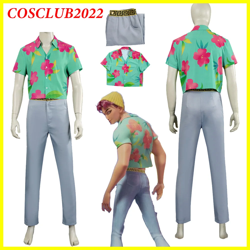 

Групповой Идол Эбби Косплей Саджа Одежда для мальчиков Демон Костюм охотника с героями мультфильмов Рубашка Брюки Одежда Вечерние Пляжный костюм Хэллоуин Фантазия