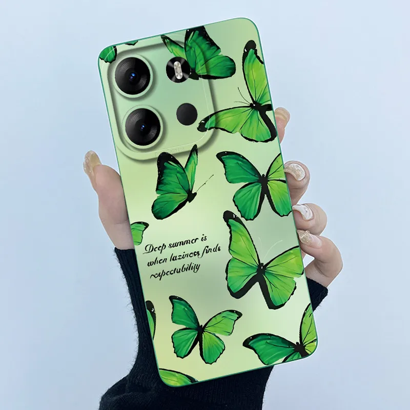 حافظة لهاتف Tecno Pop 7 BF6 Pop7 Pro BF7 حافظة عصرية على شكل فراشة زهرة من السيليكون الناعم لهاتف Funda Shell لهاتف Tecno Spark GO 2023 غطاء خلفي
