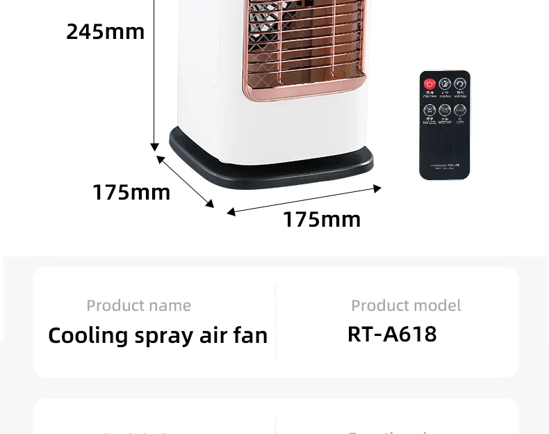 Humidification Refrigeration Small Fan Portable Mini Electric Cooling Fan 2nd Generation Negative Ion Desktop Fan Healthy Cool