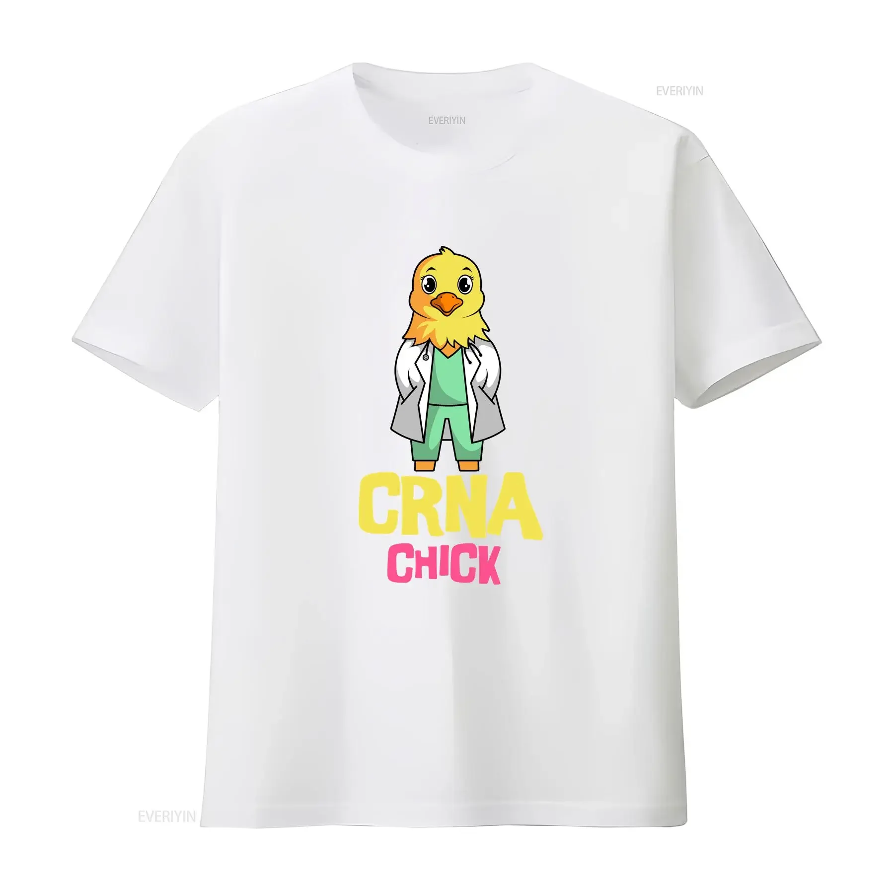 تي شيرت CRNA Chick لأخصائيي التخدير والممرضات وأخصائي التخدير بتصميم معتمد ومسجل للتخدير عتيق مغسول قليلاً #4