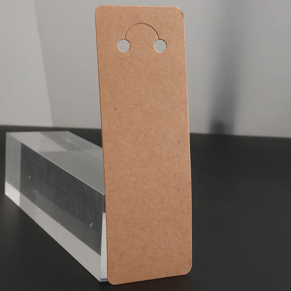 100-teiliges Schmuckverpackungsset, 50 Displaykarten aus Pappe und 50 transparente Ziplock-Beutel für die Schmuckpräsentation und Bastelverpackungen – Detail 3
