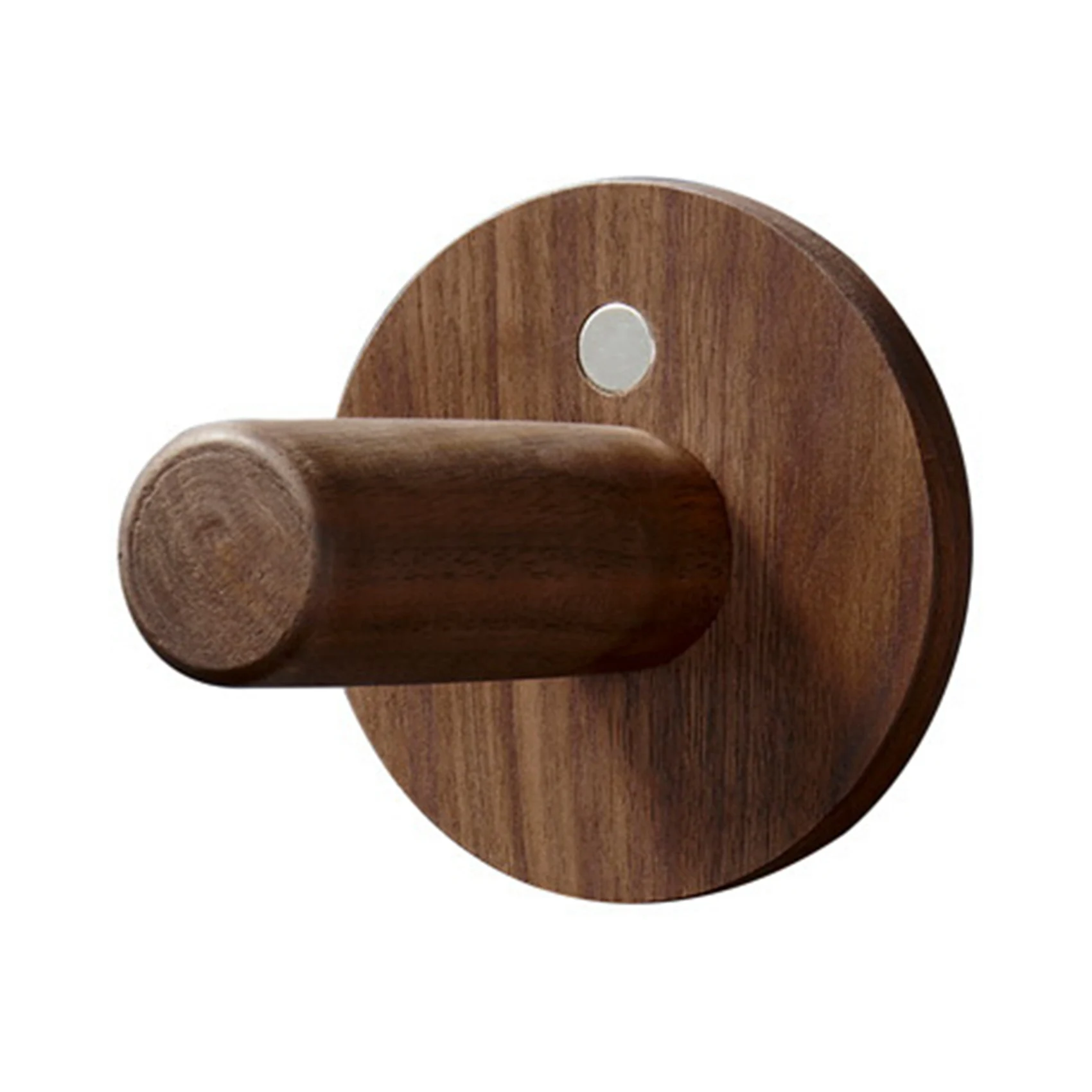 El nuevo juego de soporte para secador de pelo montado en la pared para soporte de madera maciza accesorios de baño estante organizador B