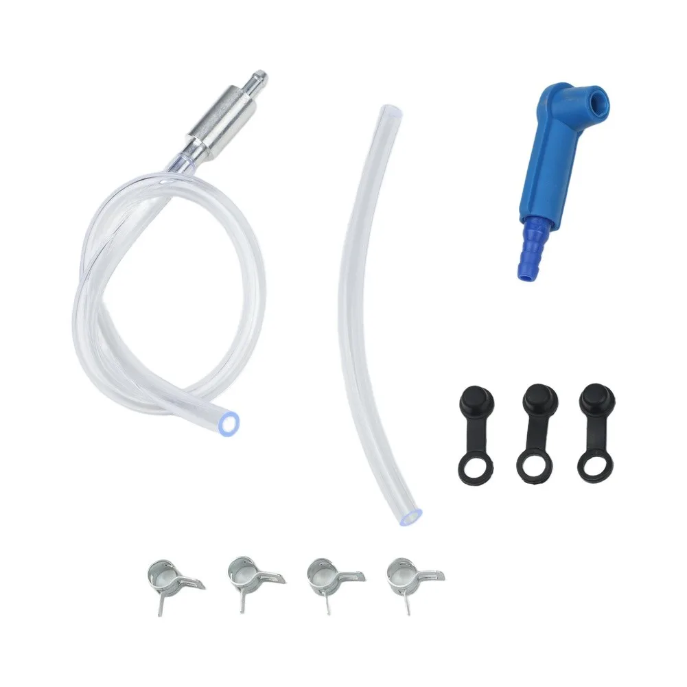 1 Set Brake Bleeder Hose One Way Non-Return Check Valve Brake Bleeding Kit Hydraulic Drain Tool For Cars Motorcycles