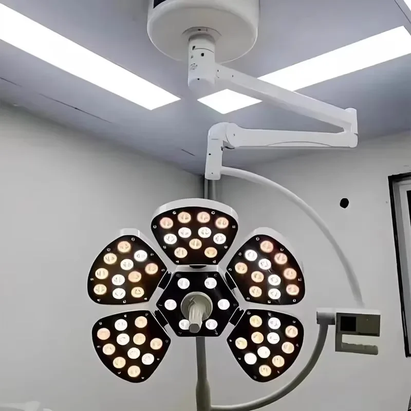 Hospital Equipment Operating Room Ceiling Type Lights Surgery Light with Plastic and Metal Materials Surgery