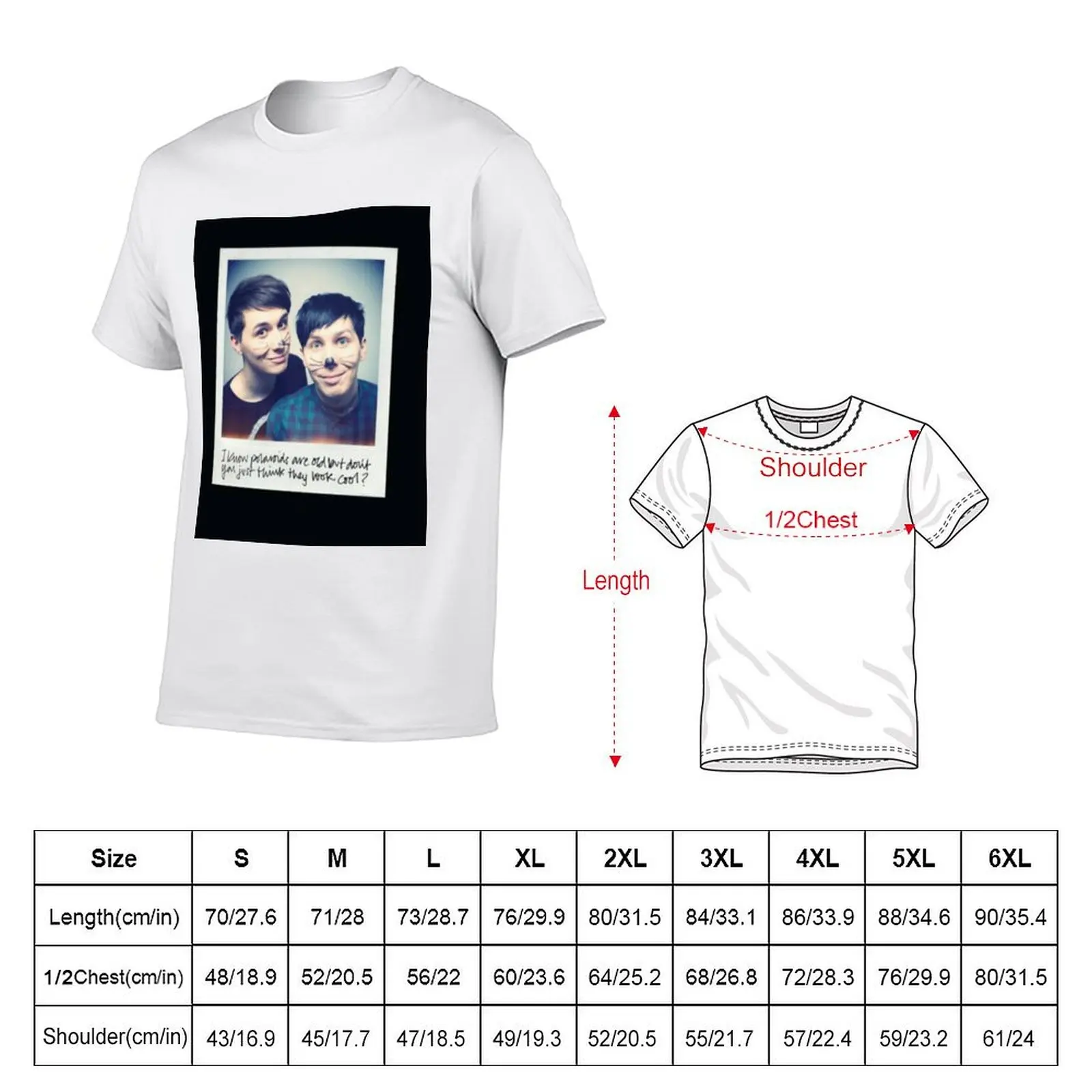 تي شيرت دان آند فيل تي شيرت للرجال بقصة ضيقة تي شيرت أنيمي