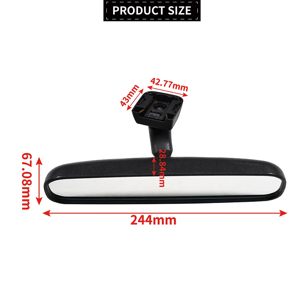 For Toyota Yaris Corolla Rear View Mirror Rearview Mirror With Bracket 87810-52041 87810-52040 87810-0WG00