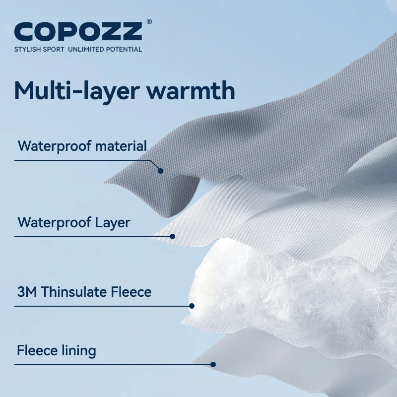 COPOZZ New Children\'s Ski Gloves 3M Thinsulate Wear resistant Winter Thermal Gloves Cartoon Waterproof Snowboard Gloves For Kids