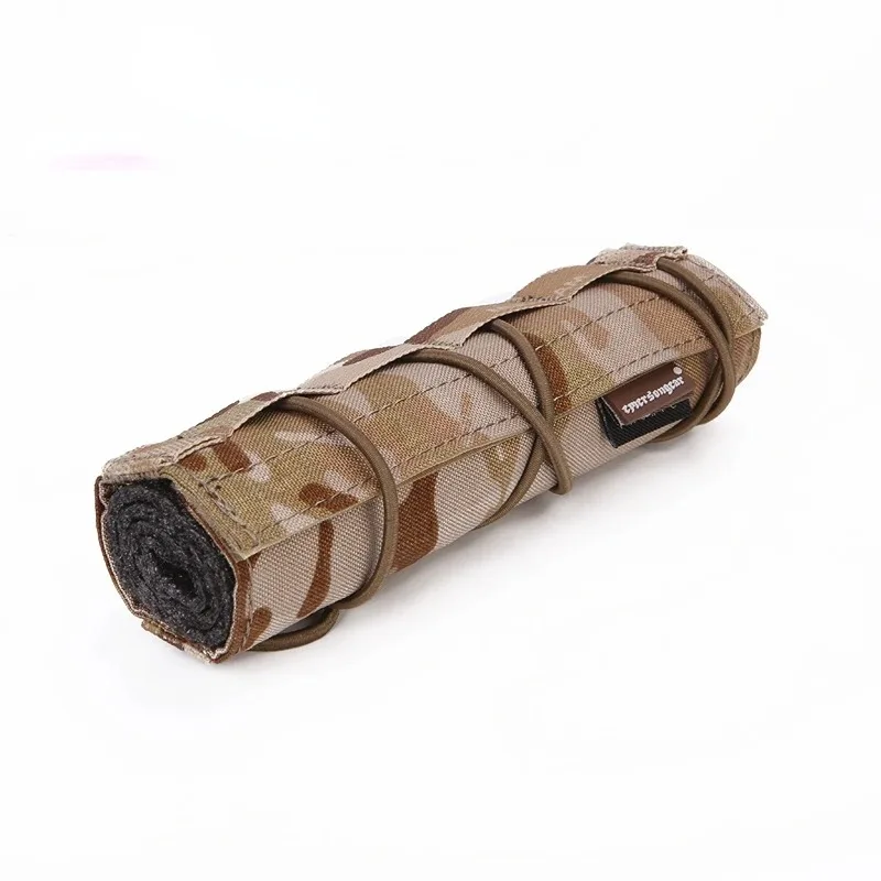 Outdoor  18cm Airsoft Suppressor Cover Silencer Protective Cloth Tool Panel Muffler Case Pouch Bag Hunting Tube Gear