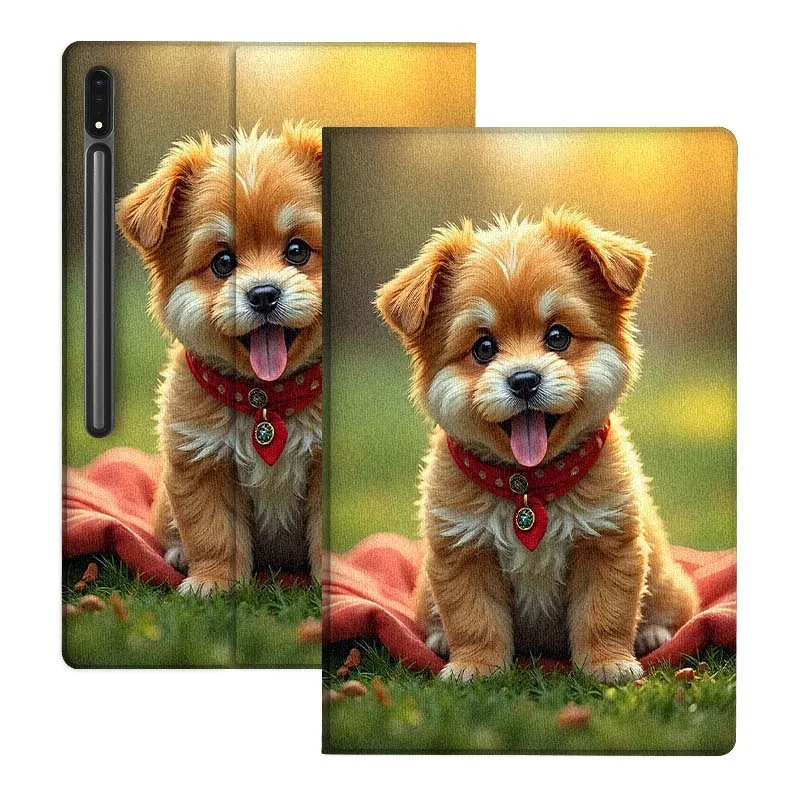 

Sunset Art Popular Dog For Samsung Galaxy Tab S10 S9 S8 S7 FE Lite Soft Flexible Support Tablet Case Gift
