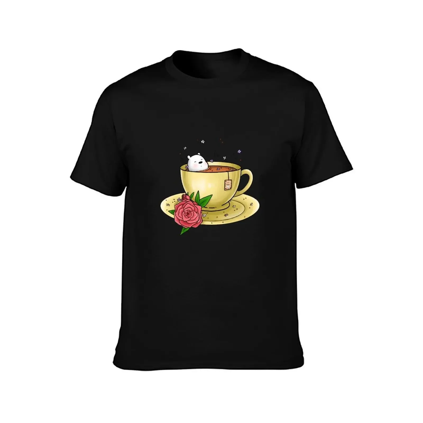 Ice Bear Tea T-Shirt graphic t shirts summer clothes essential t shirt t shirts for men pack