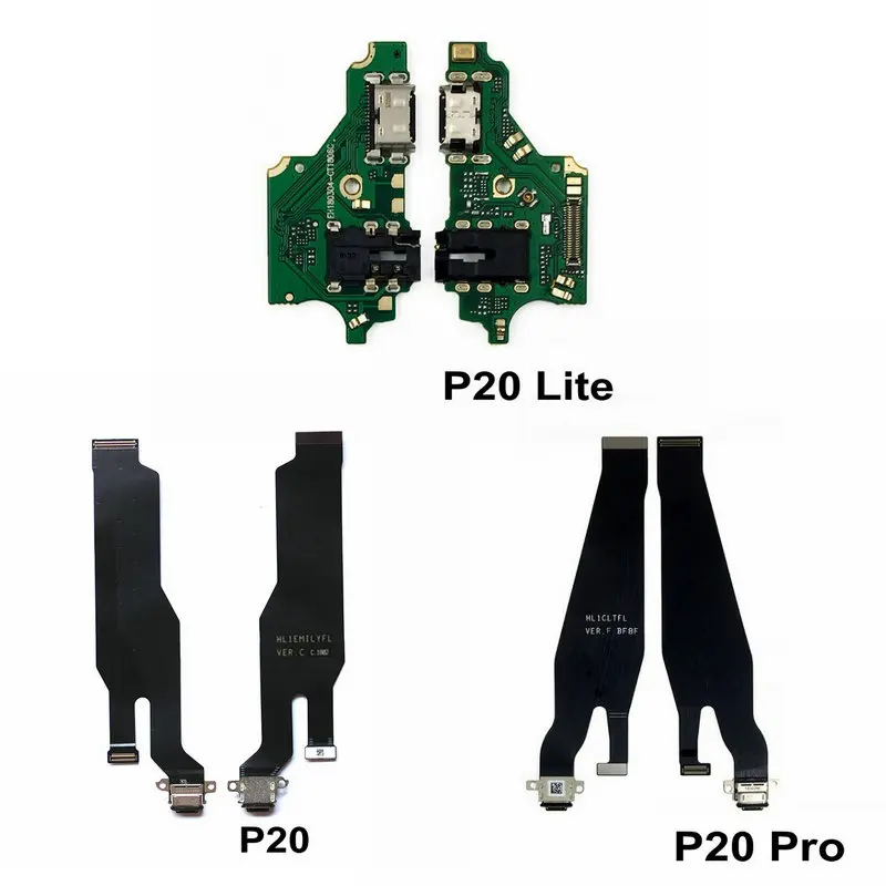 New USB Charge Board & Microphone Module For Huawei P30 P20 Pro P10 P9 Plus Mini P8 Lite 2017 Charging Port Dock Flex Cable