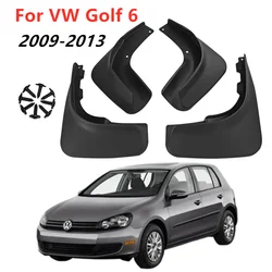4 pcs Car Mud Flap Mudguards Splash Guards For Volkswagen VW Golf 6 Mk6 Hatchback 2009 2010 2011 2012 2013 Accessories