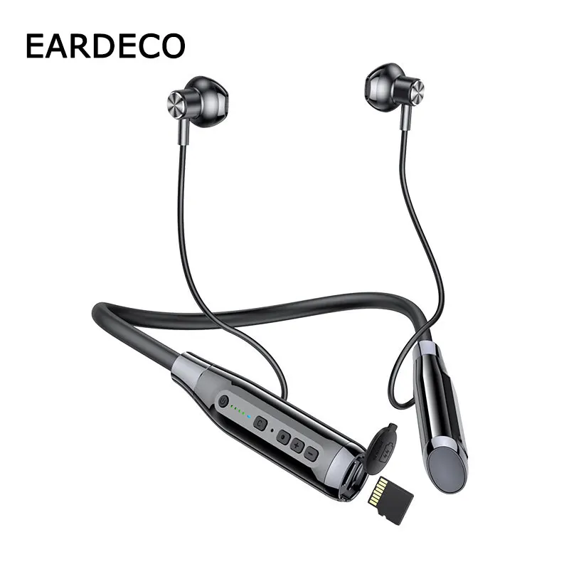 

EARDECO 100 Hours Endurance Wireless Headphones Bass Bluetooth Headphone Inear Neckband Earphones Sport Headset with Mic Stereo