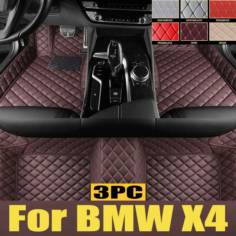 

TPE Car Floor Mat For BMW X4 xDrive20i 28i 35i xDrive35d 30d 20d M40i 2014~2017 Leather Pad LHD Foot Rug Carpet Auto trunk mat