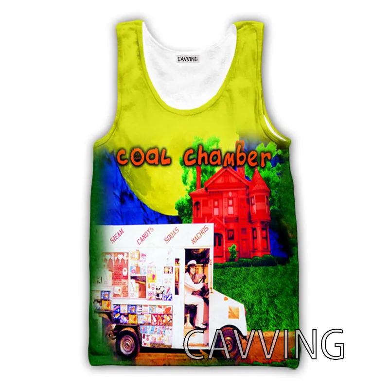 CAVVING 3D Printed  Coal Chamber Band  Tank Tops Harajuku Vest Summer Undershirt Shirts Streetwear for Men/women