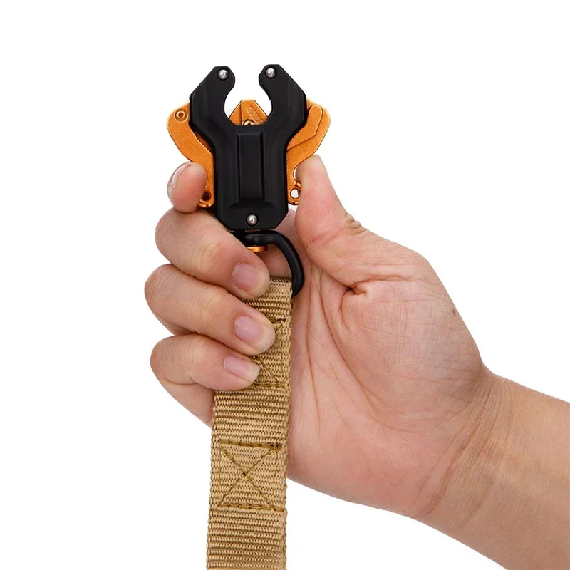 Tactical Dog Leash Heavy Duty Dog Leash with Frog Clip Soft Padded Handle Bungee Dog Leashes for Mid Large Dogs Training Walking