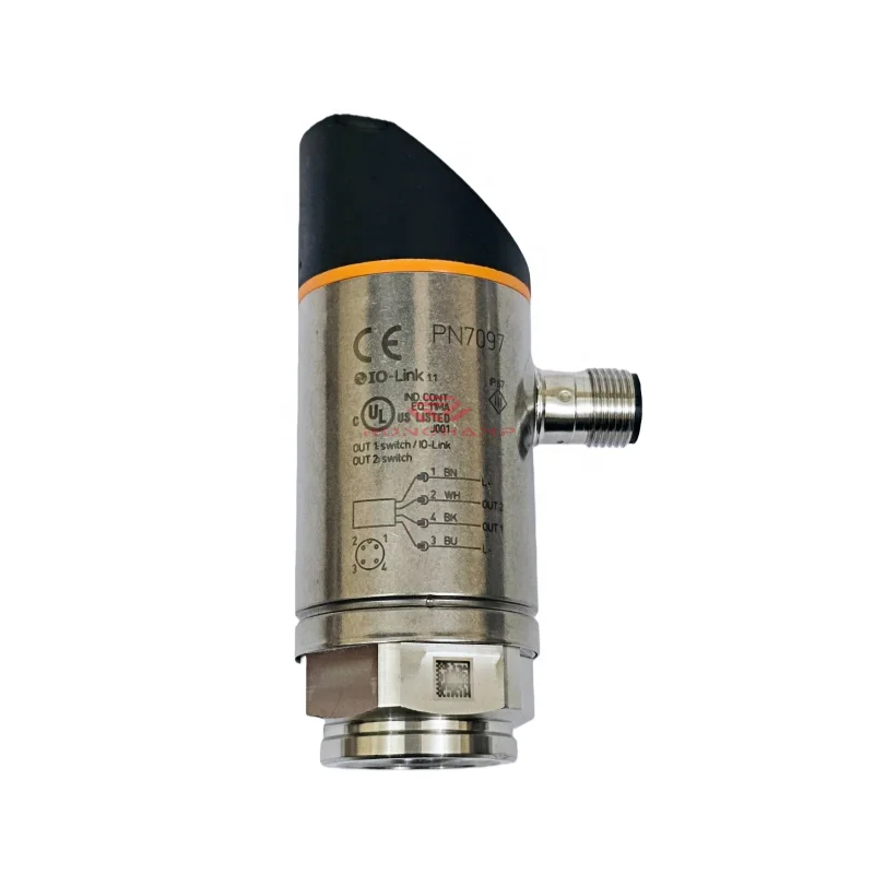 IFM Stock New Original Pressure Sensor with Display PN-001BRER14-QFRKG/US/ /V PN7097 Pressure Sensor IFM