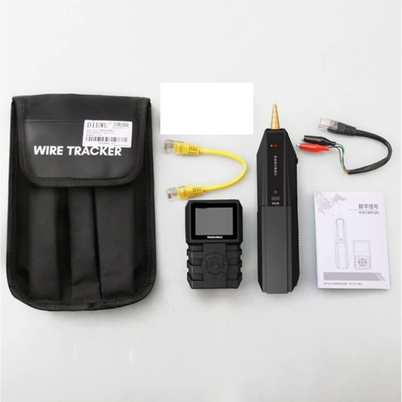 Tester per cavi rete con PoENCVLamp per CAT5e/CAT6CAT6a, tester per cavi multifunzione per tracciatori cavi