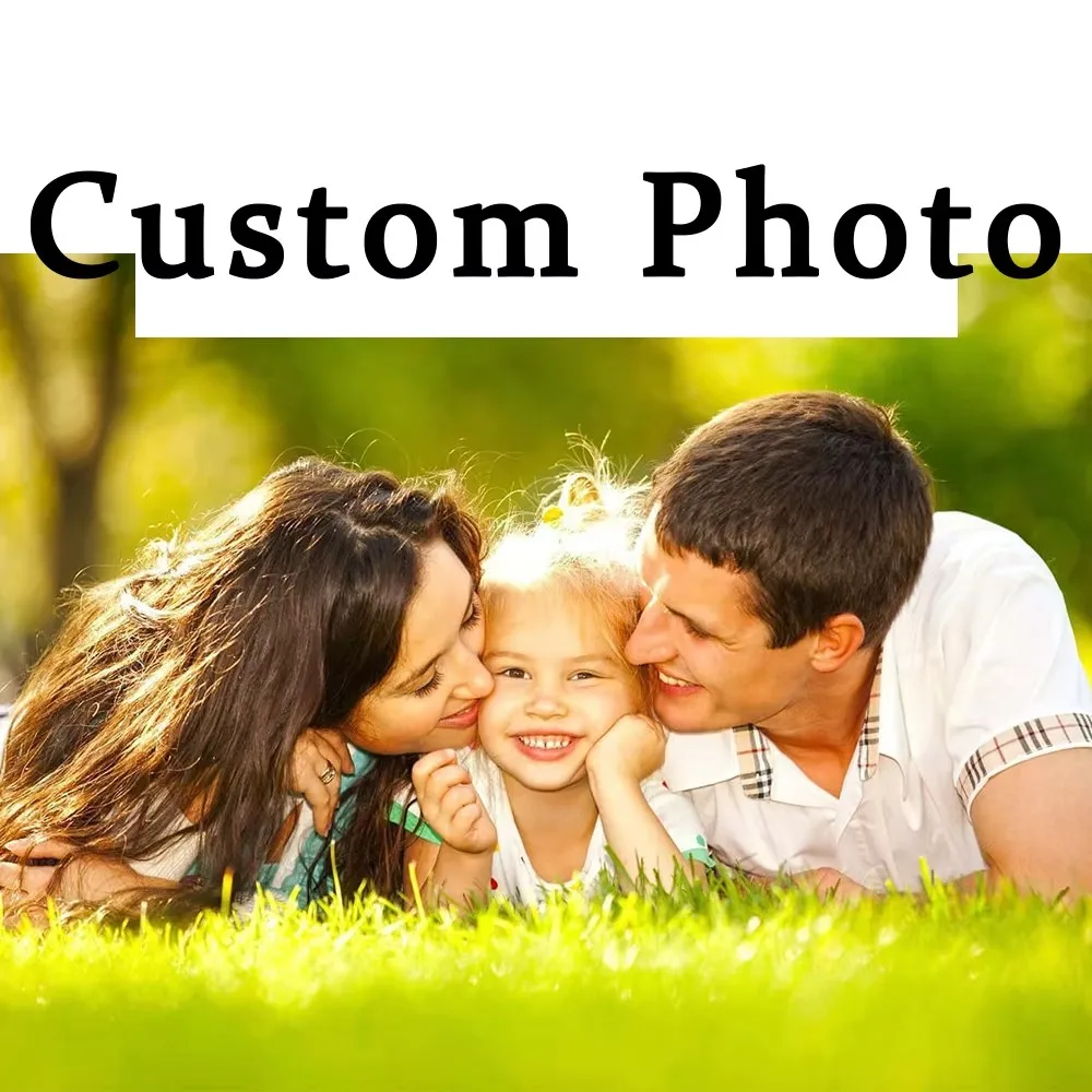 Benutzerdefiniertes Drucken Sie Ihr Foto-Leinwand-Poster für Paare, Familie, Hochzeit und Haustier, Charakter, Tier-Wandkunst, Bild für Schlafzimmer, Heimdekoration