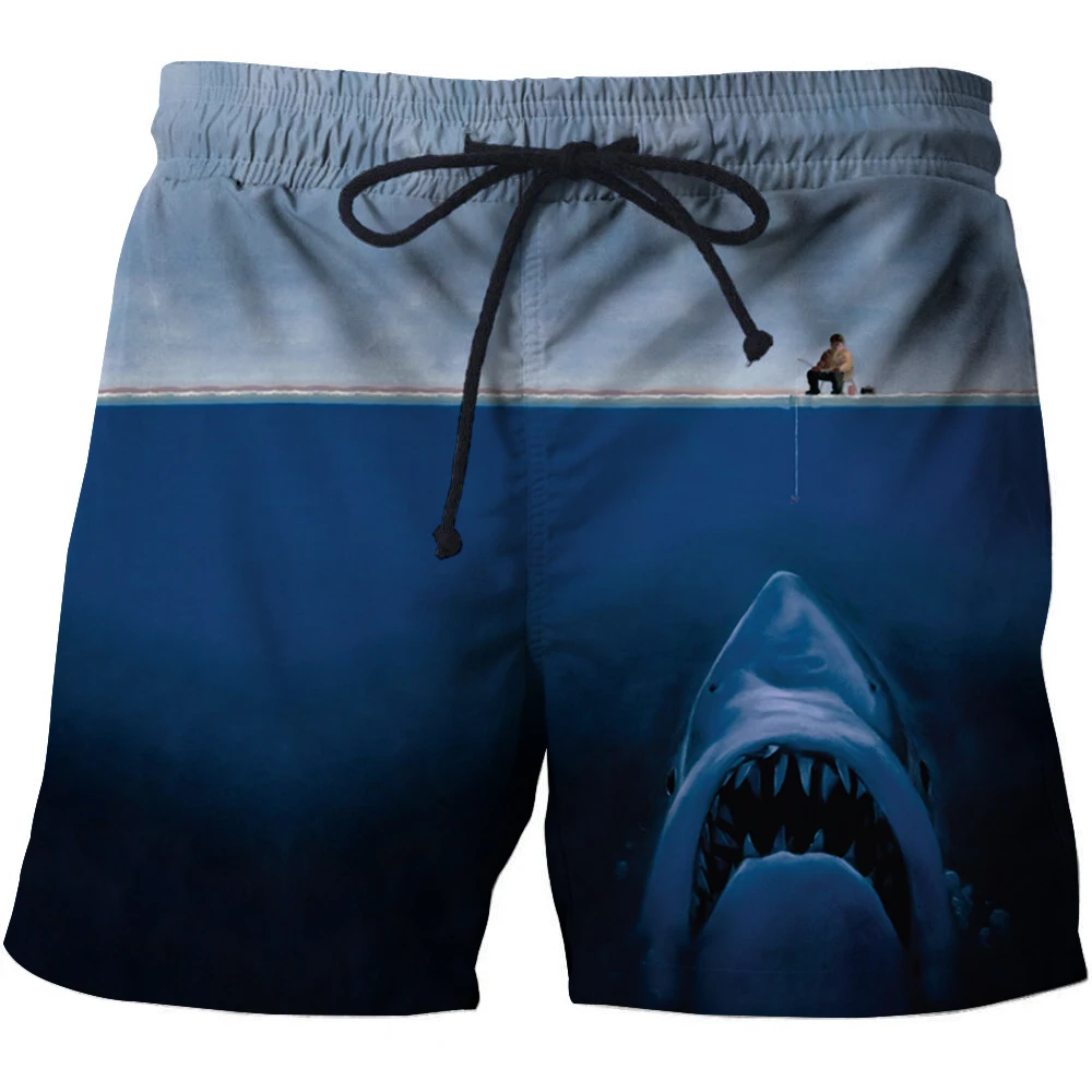 Herren Bade bekleidung Shorts Tier Fisch 3D Surfbrett kurze Kinder Strand Shorts Männer Kofferraum Masculina Badeanzug Sport hose kurzer Junge