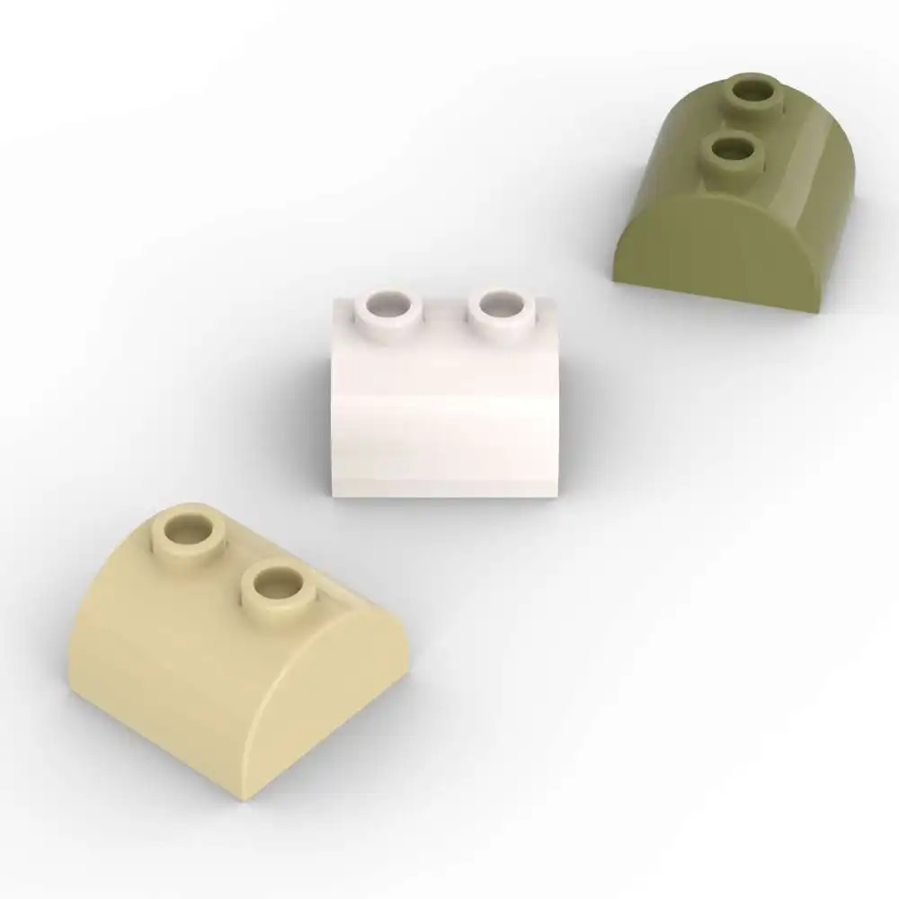 

MOC 10PCS 30165 Curved 2x2 Slope Double Building Blocks With 2 Hollow Studs Bricks Funny Toys Adults Boys Special Day Gifts