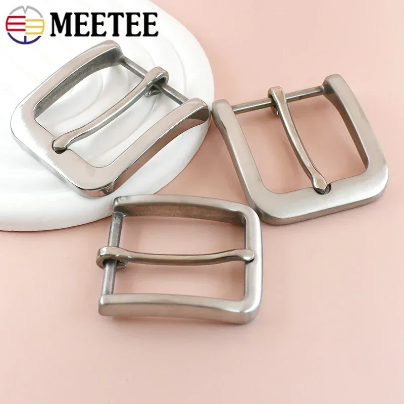 

35/40mm Stainless Steel Belt Buckle for Men Leather Clothes Waistband Head Jeans Garment Pin Clasp Crafts Hardware Accessories