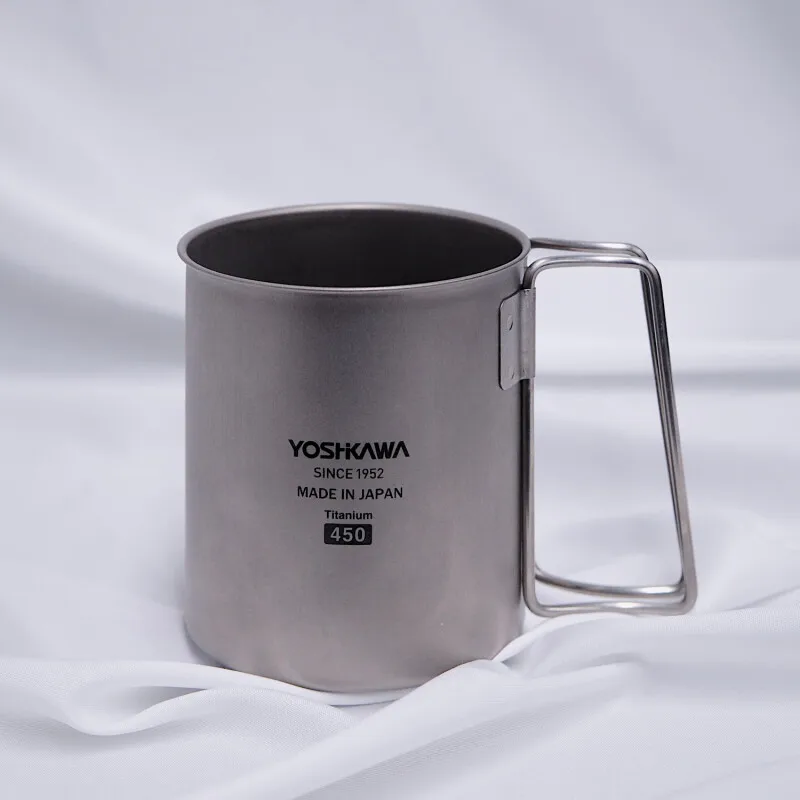 

Титановая кружка KAWA для кемпинга, портативная, легкая, для походов и путешествий, из чистого титана.