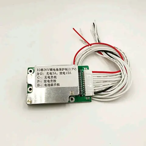Electronic Bicycle Battery 10S 36V Li-ion lithium battery 15A 18650 battery protection BMS PCB Board Balance