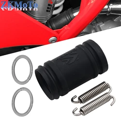 Motorcycle Exhaust Pipe Rubber Connection Hose Spring For KTM SX XC EXC XCW TPi EXC250 EXC300 SX250 SX300 For HUSQVARNA TC TE TE