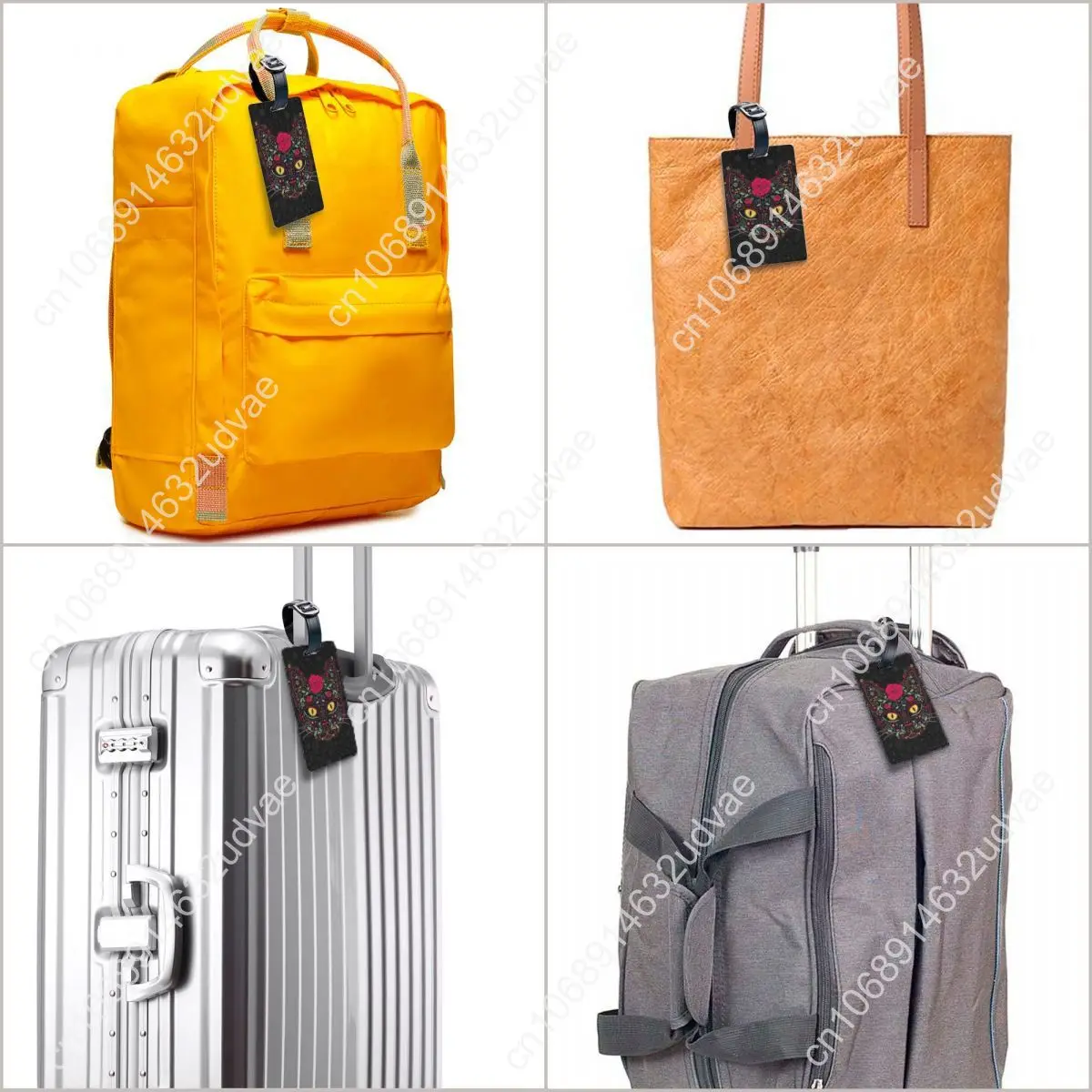 Рисунок 6 - Багажная бирка на день мертвых с котенком