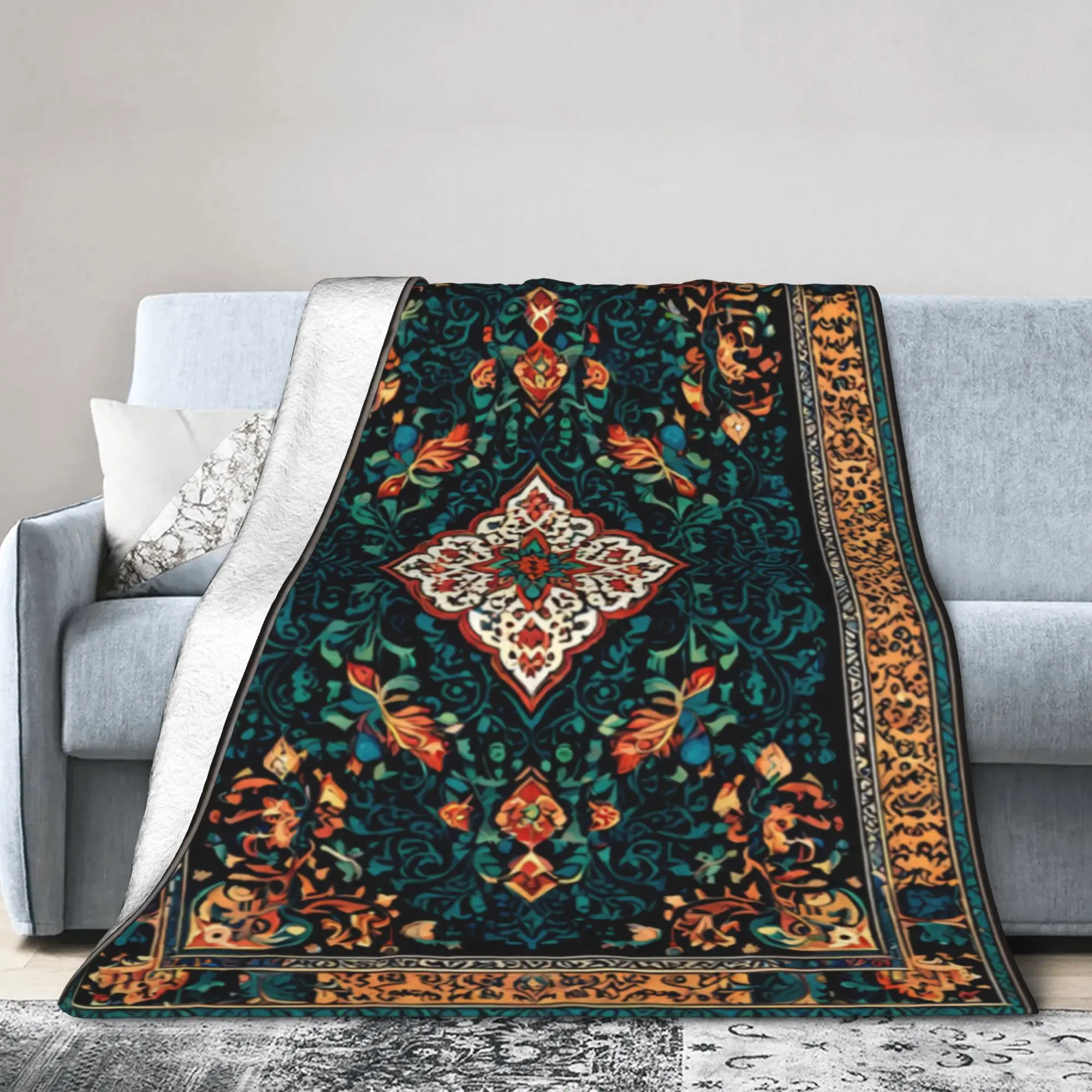 Relax Aladdins Magic Carpet  Blanket Accessories Bed Decorative  Blanket Throw Soft Fleece for Car