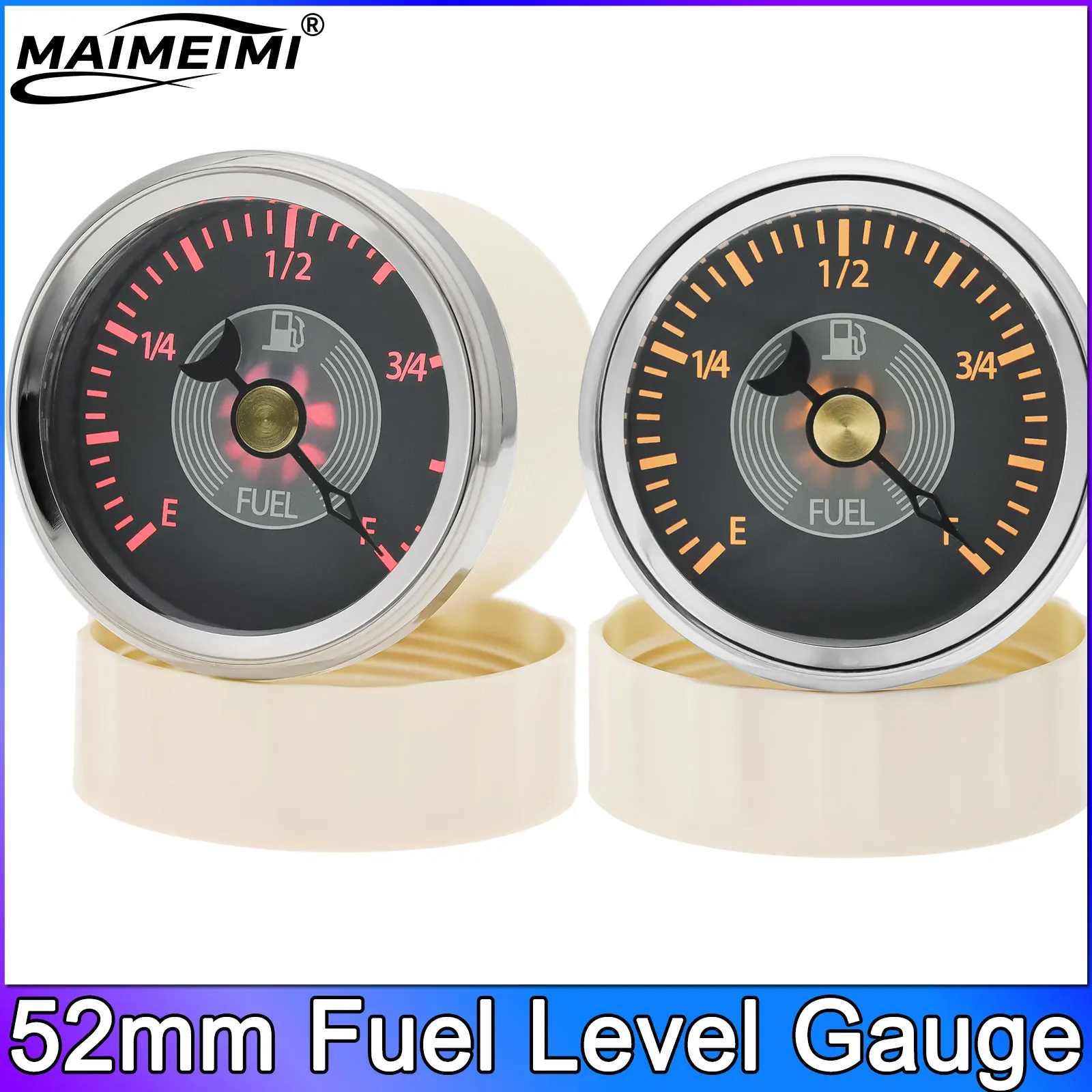 

Датчик уровня топлива 0-190 Ом, классический, с красно-желтым LED-дисплеем, 52 мм, для измерения уровня воды в баке, для морских судов, автомобилей, автодомов, измеритель давления масла и температуры воды