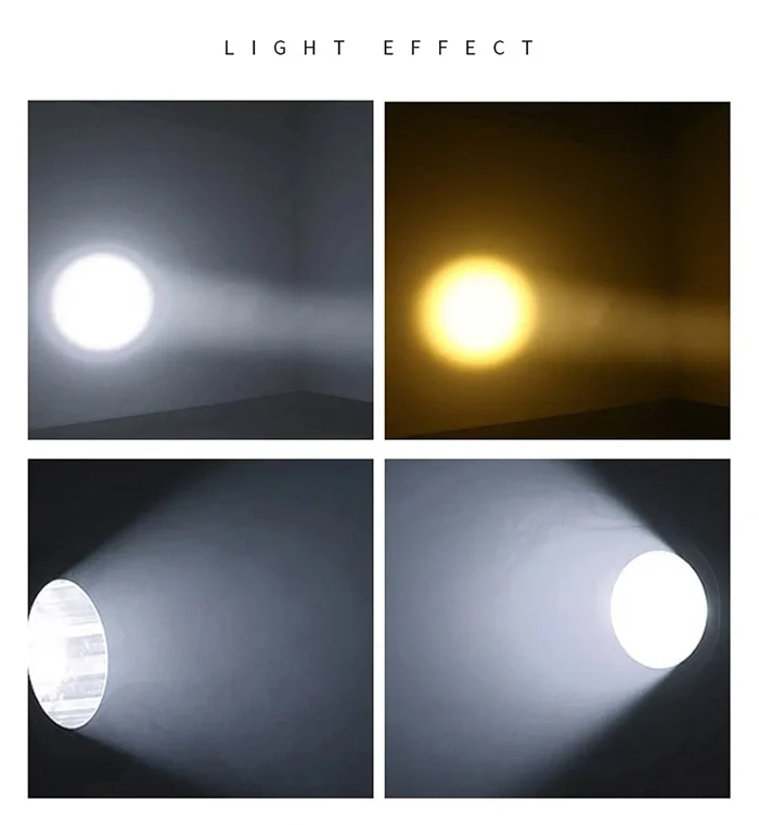 Par COB Licht 200W Warmweißes Licht + Kaltweiß Hochleistungs-Theater Konferenzraum Hochzeitslicht DMX512 LED Bühnenlicht – Detail 4