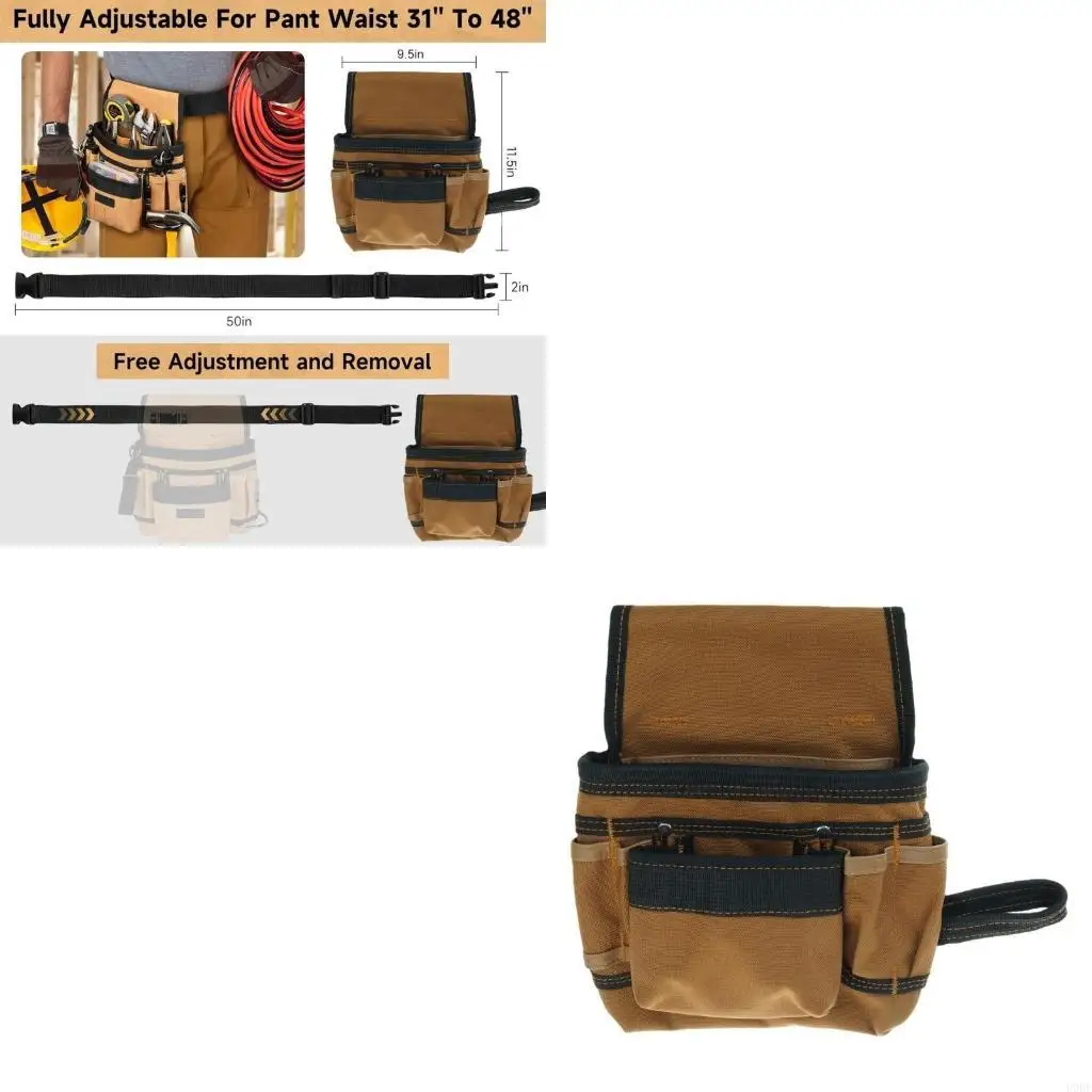 

Поясная сумка для электрика Прочная тканевая сумка для инструментов Поясная сумка для электрика